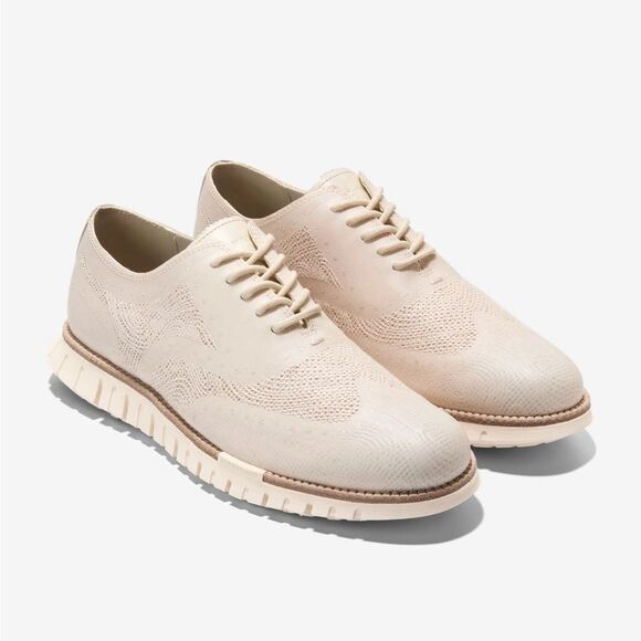 Cole Haan Men\'s zerogrand remastered embrostitch wingtip Oxford Sz 8.5